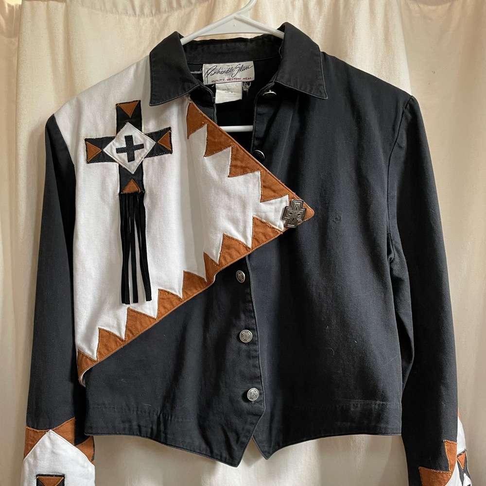 Balero style cool western top